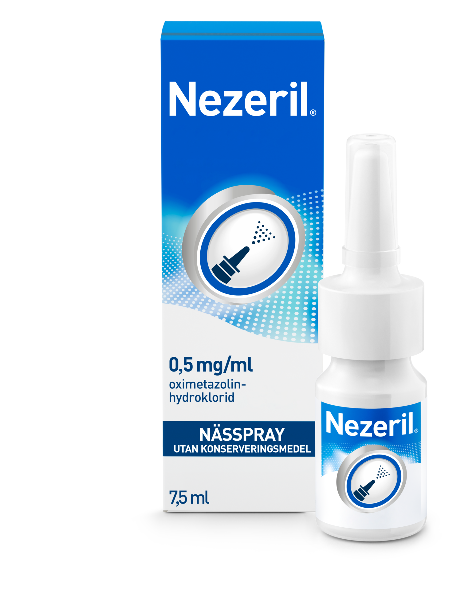 Nezeril 0,5mg/ml Nässpray 7,5 ml (utan konserveringsmedel)