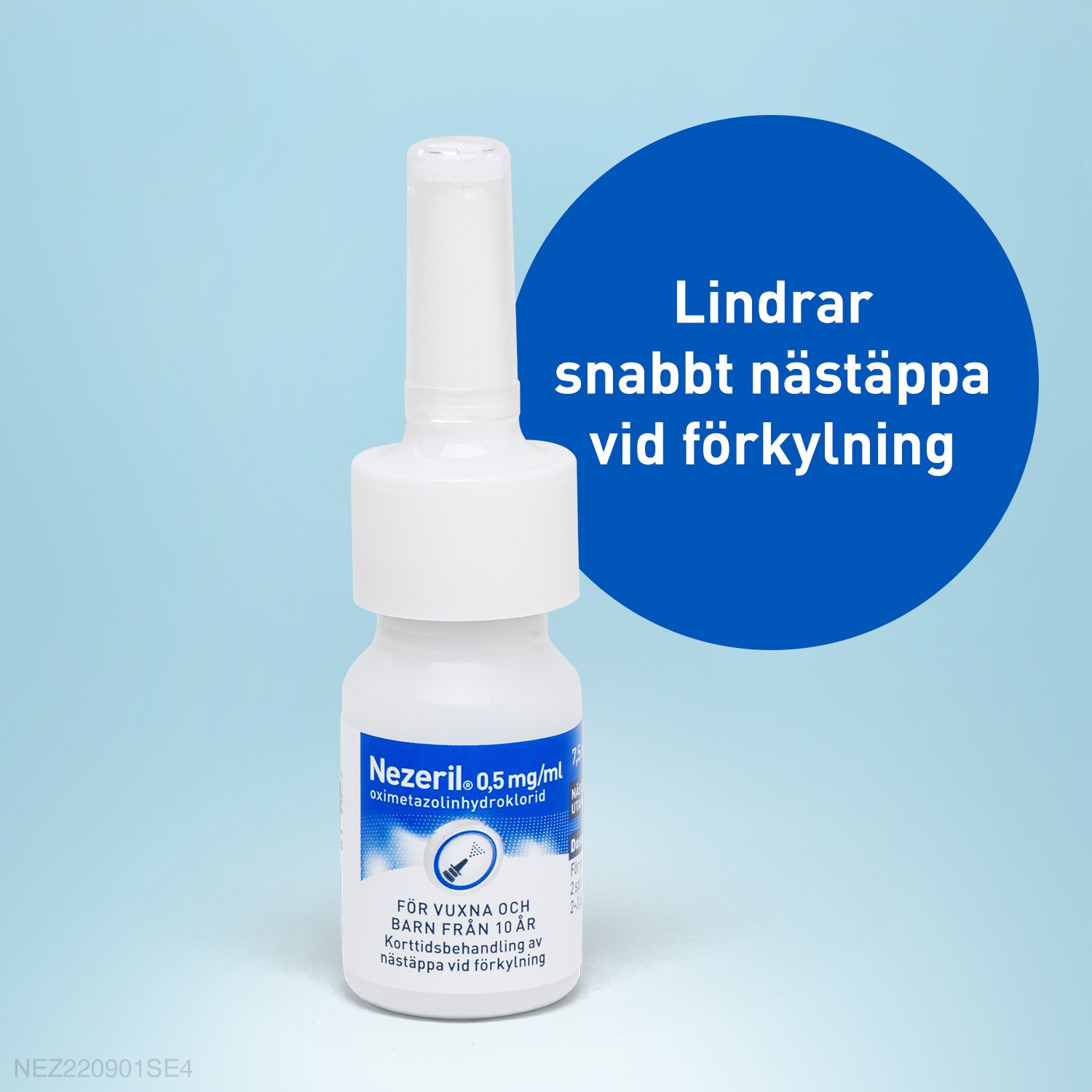 Nezeril 0,5mg/ml Nässpray 7,5 ml (utan konserveringsmedel)