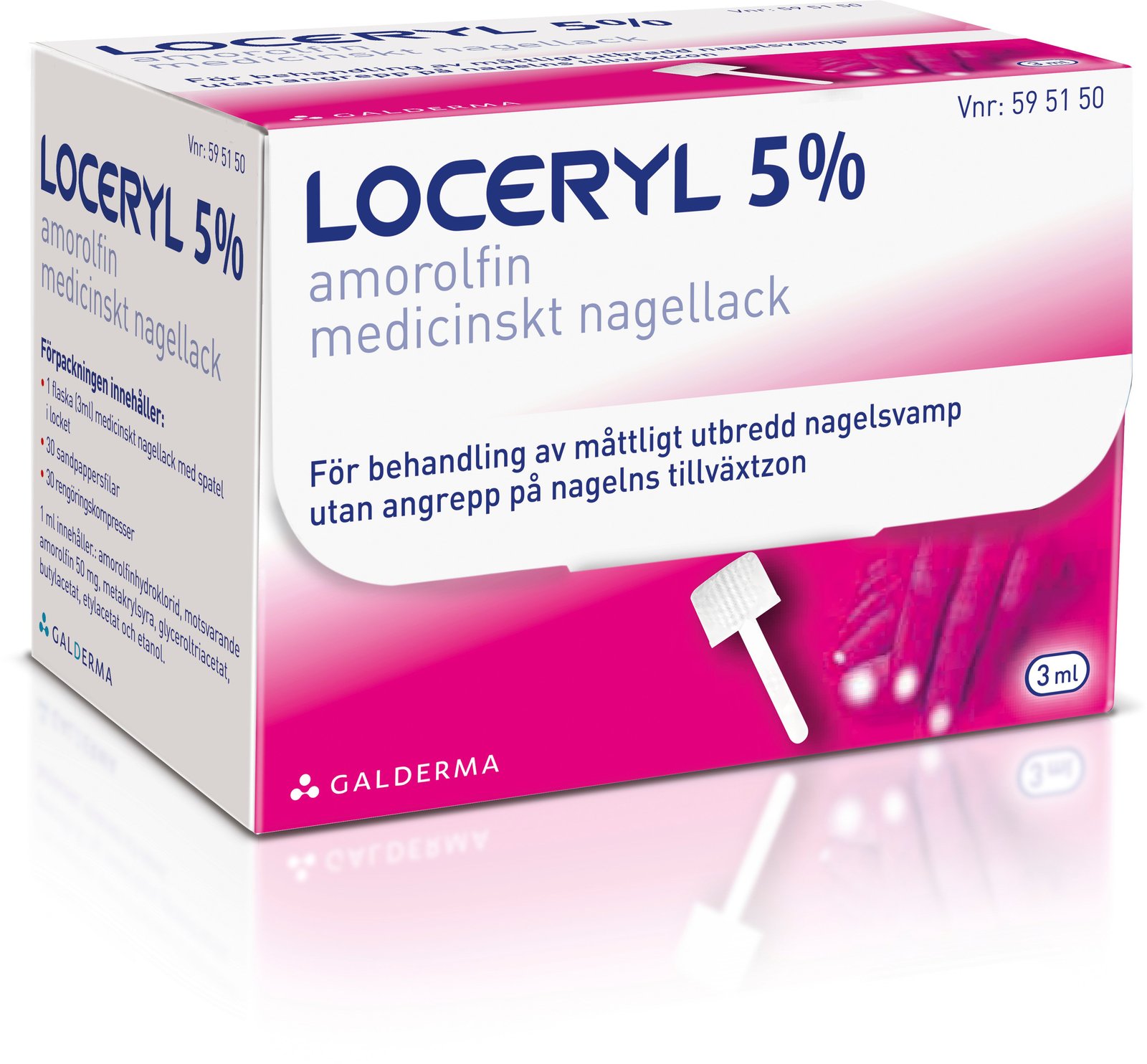 Loceryl Medicinskt Nagellack 5% 3 ml