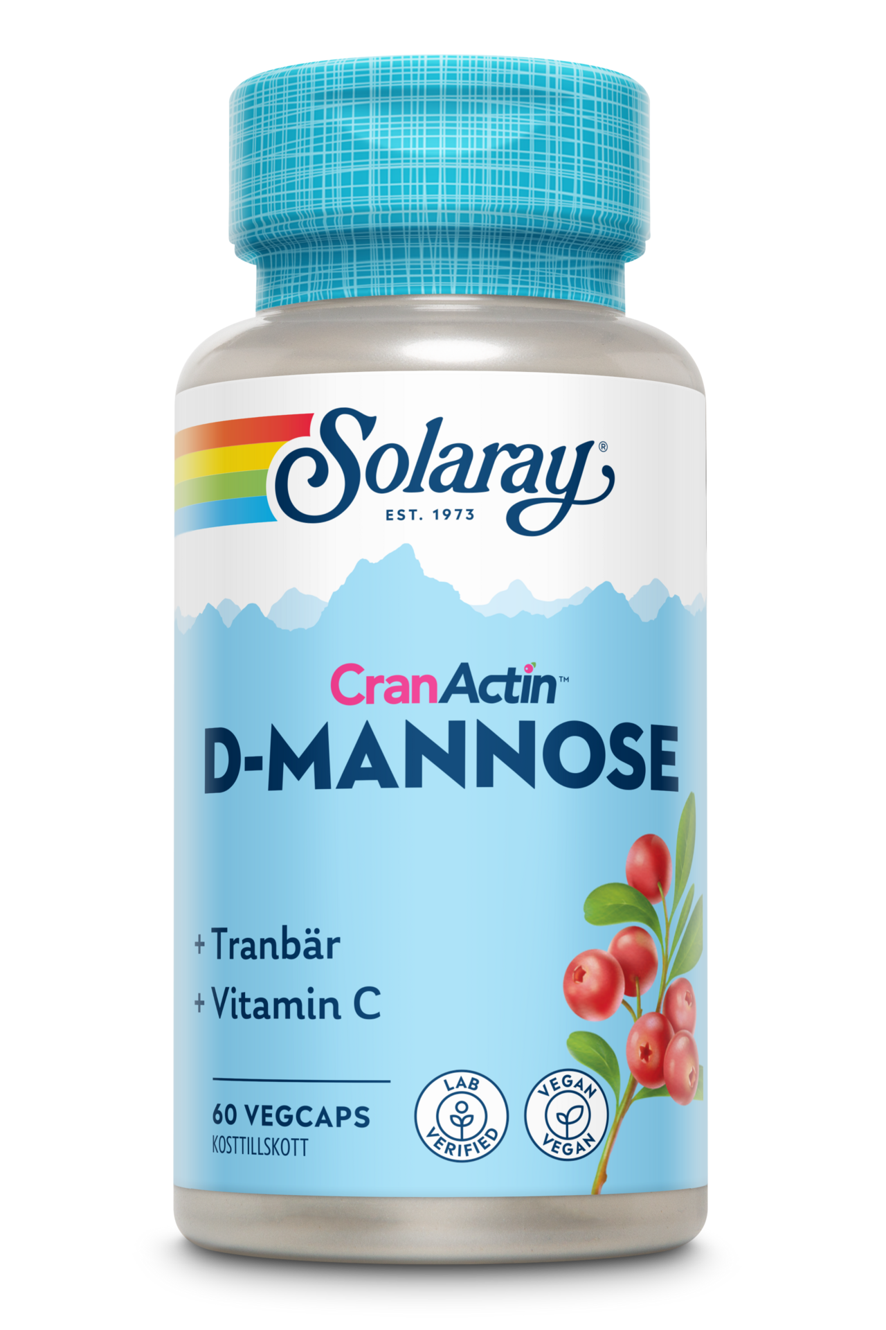 Solaray D-Mannose & CranActin 60 kapslar