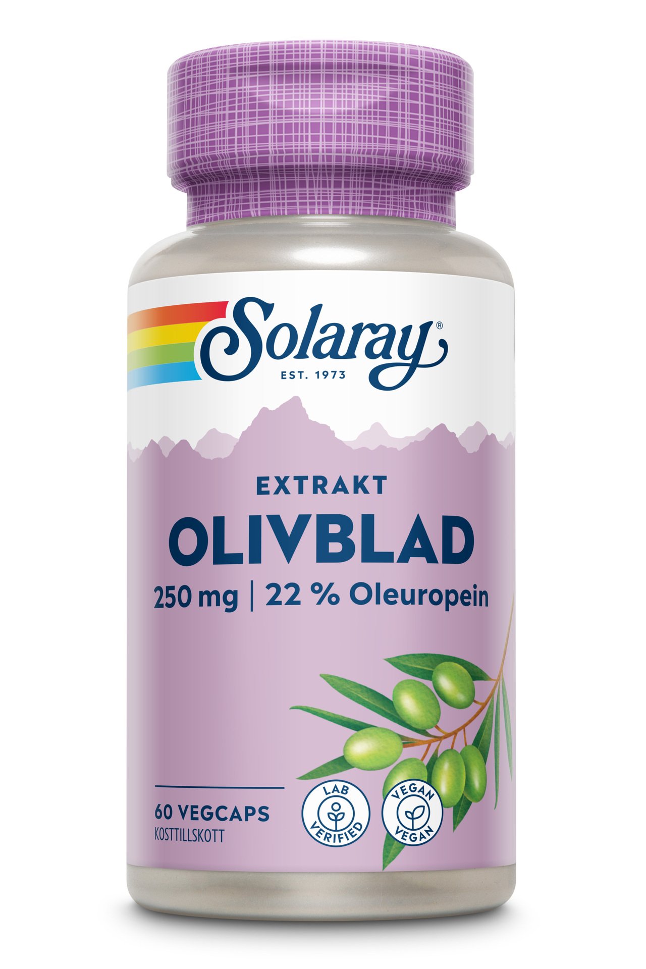Solaray Olivblad 60 kapslar