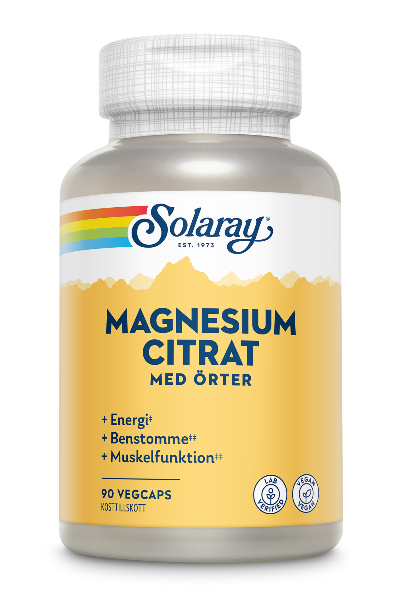 Solaray BioCitate Magnesium 90 kapslar