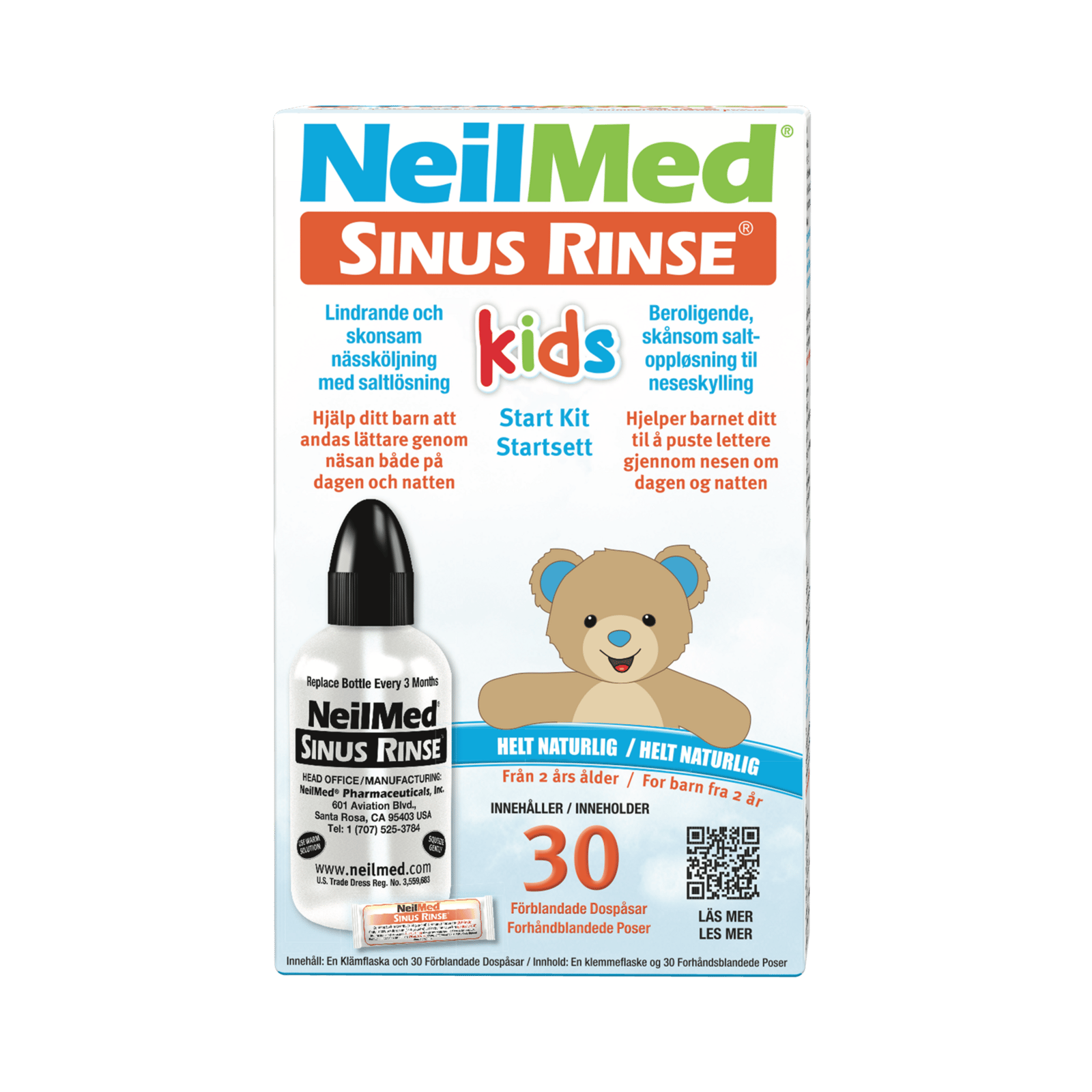 NeilMed Sinus Rinse Kids Nässköljare & Portionspåsar 30 st