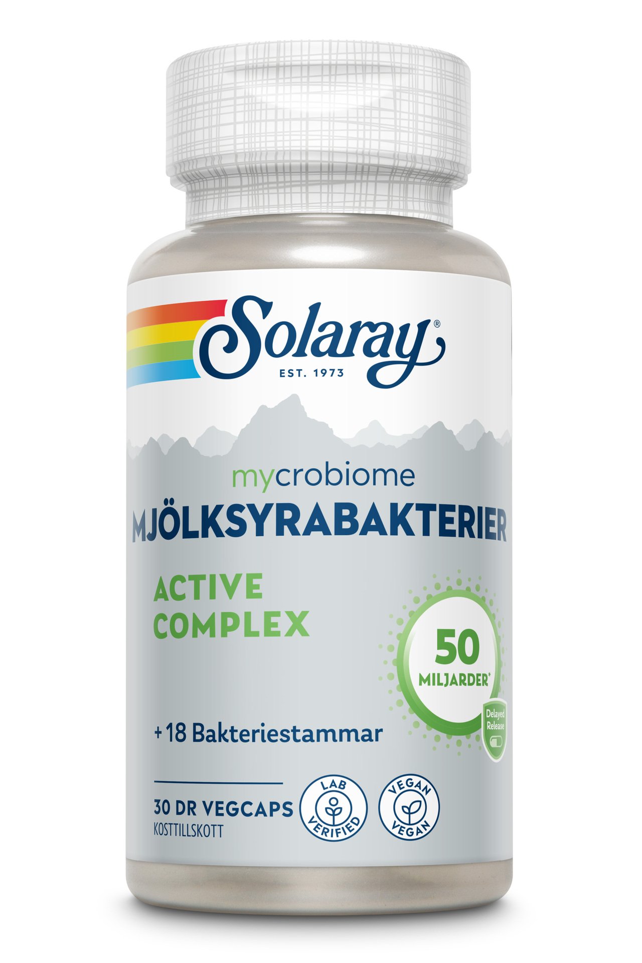Solaray Mycrobiome Active Complex 30 DR-kapslar