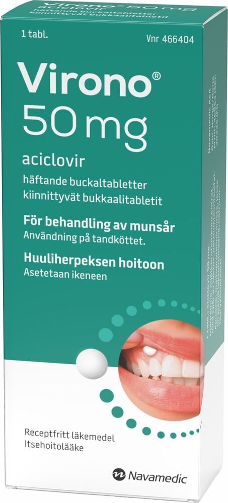 Virono Buckaltablett 50 mg 1 st