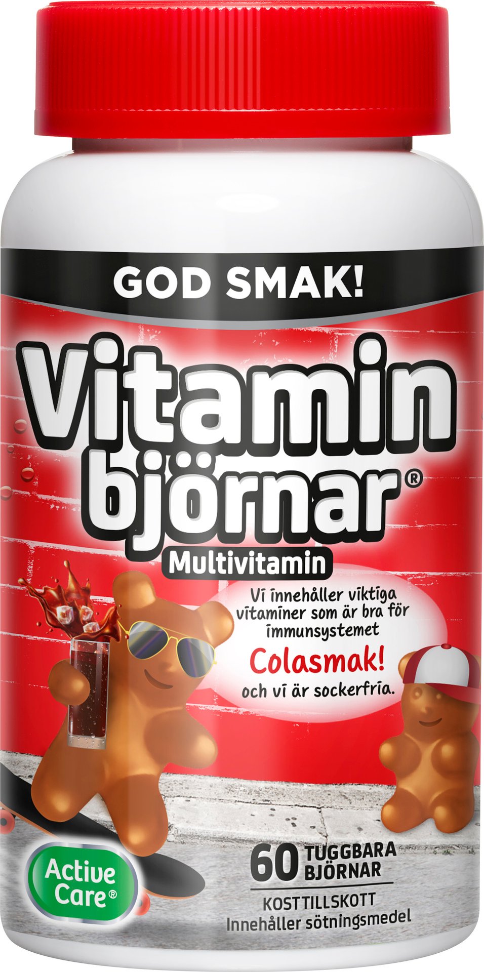 Active Care Vitaminbjörnar Cola 60 st
