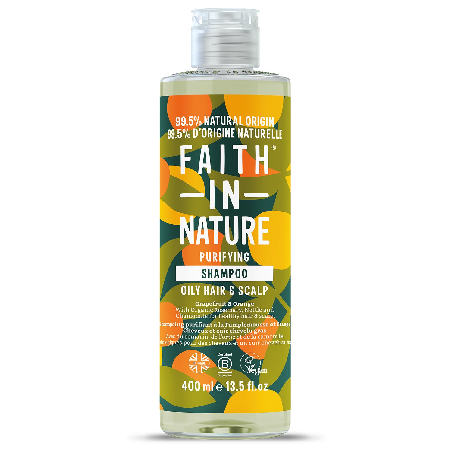 Faith in Nature Shampoo-Grapefruit & Orange 400 ml