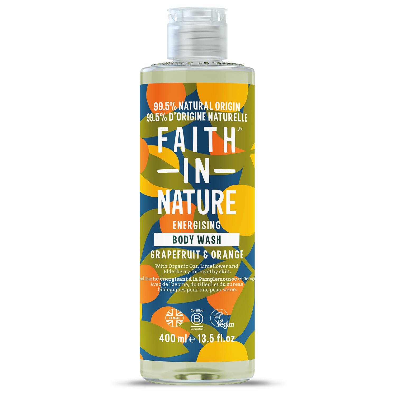 Faith in Nature Body Wash-Grapefruit & Orange 400 ml