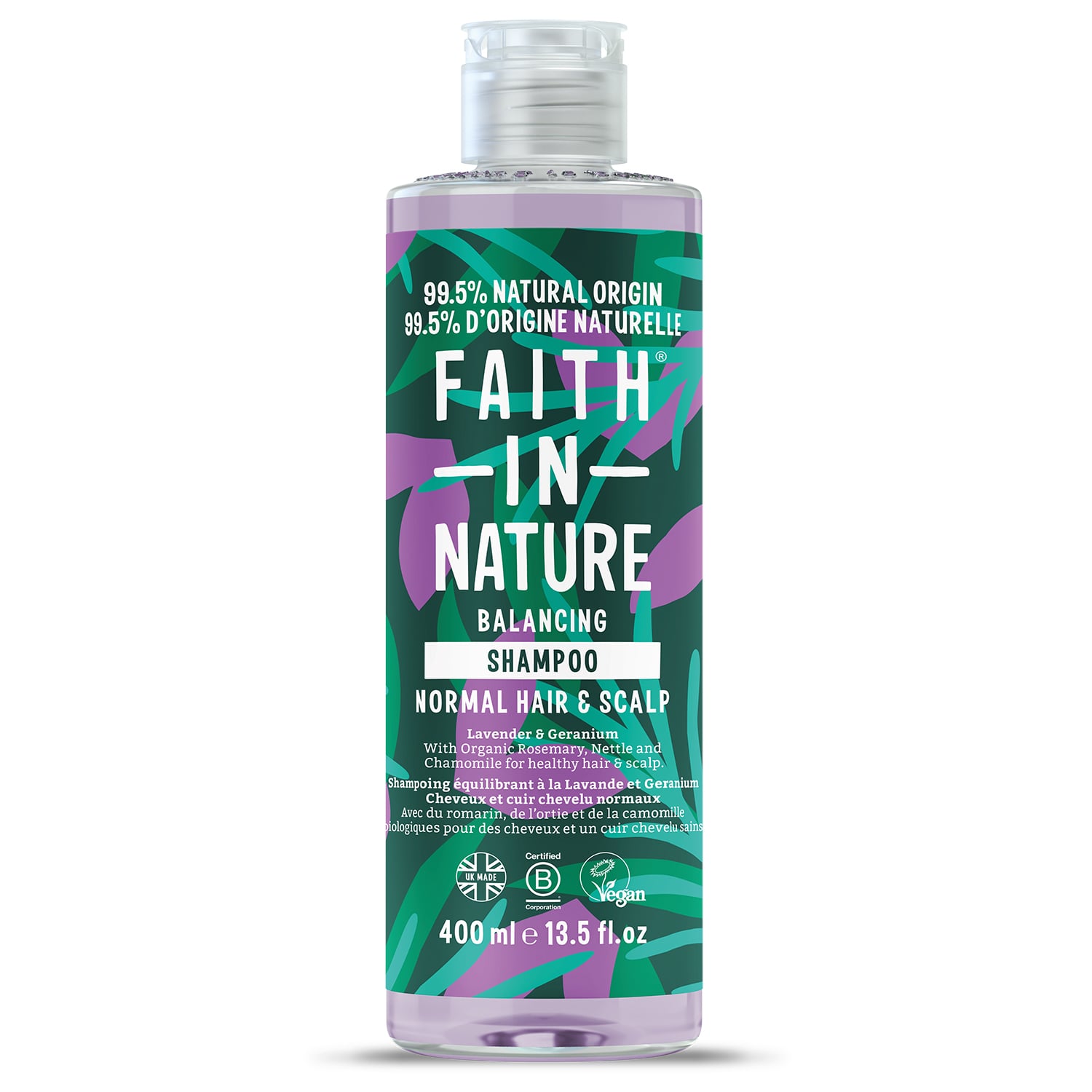 Faith in Nature Shampoo-Lavender & Geranium 400 ml
