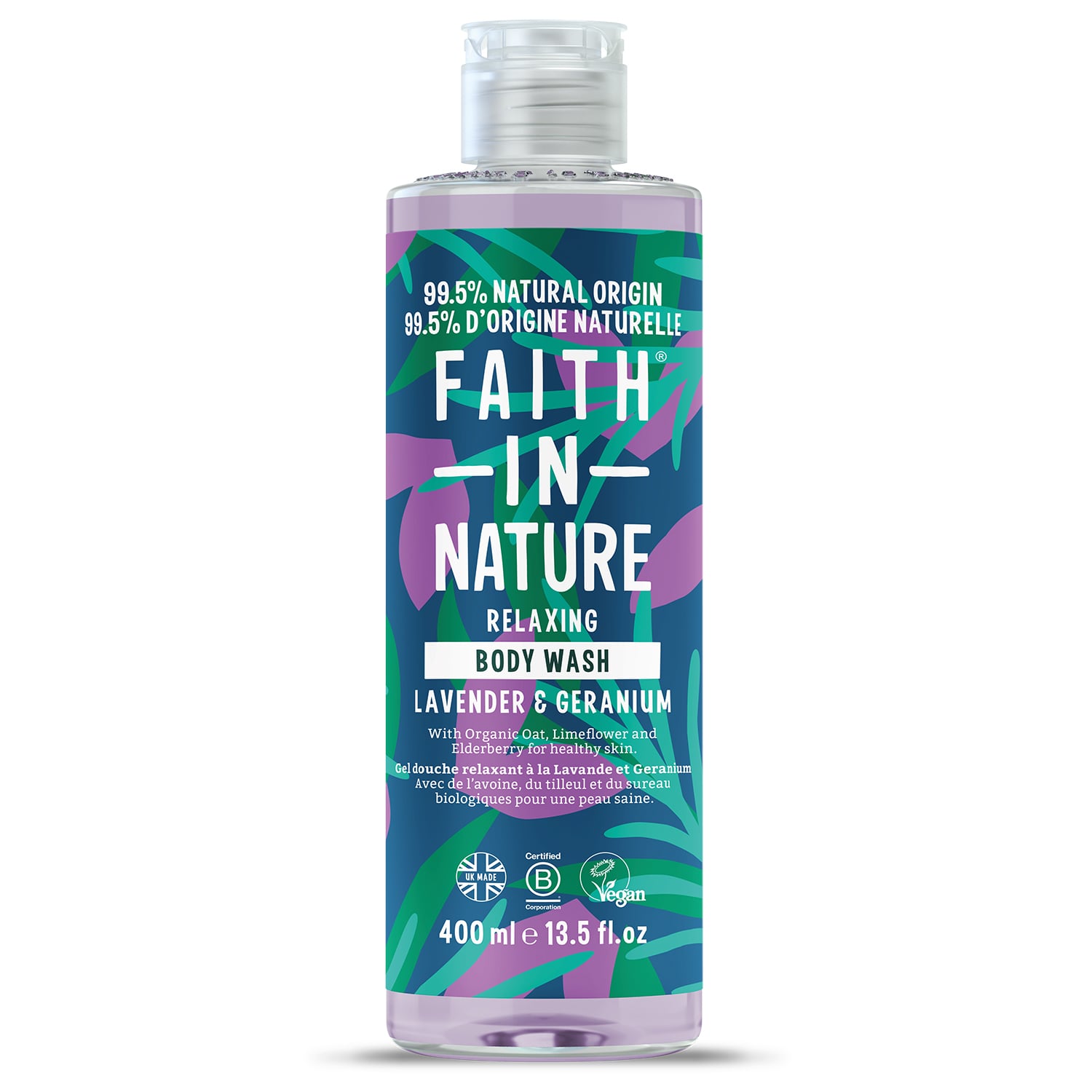 Faith in Nature Body Wash-Lavender & Geranium 400 ml