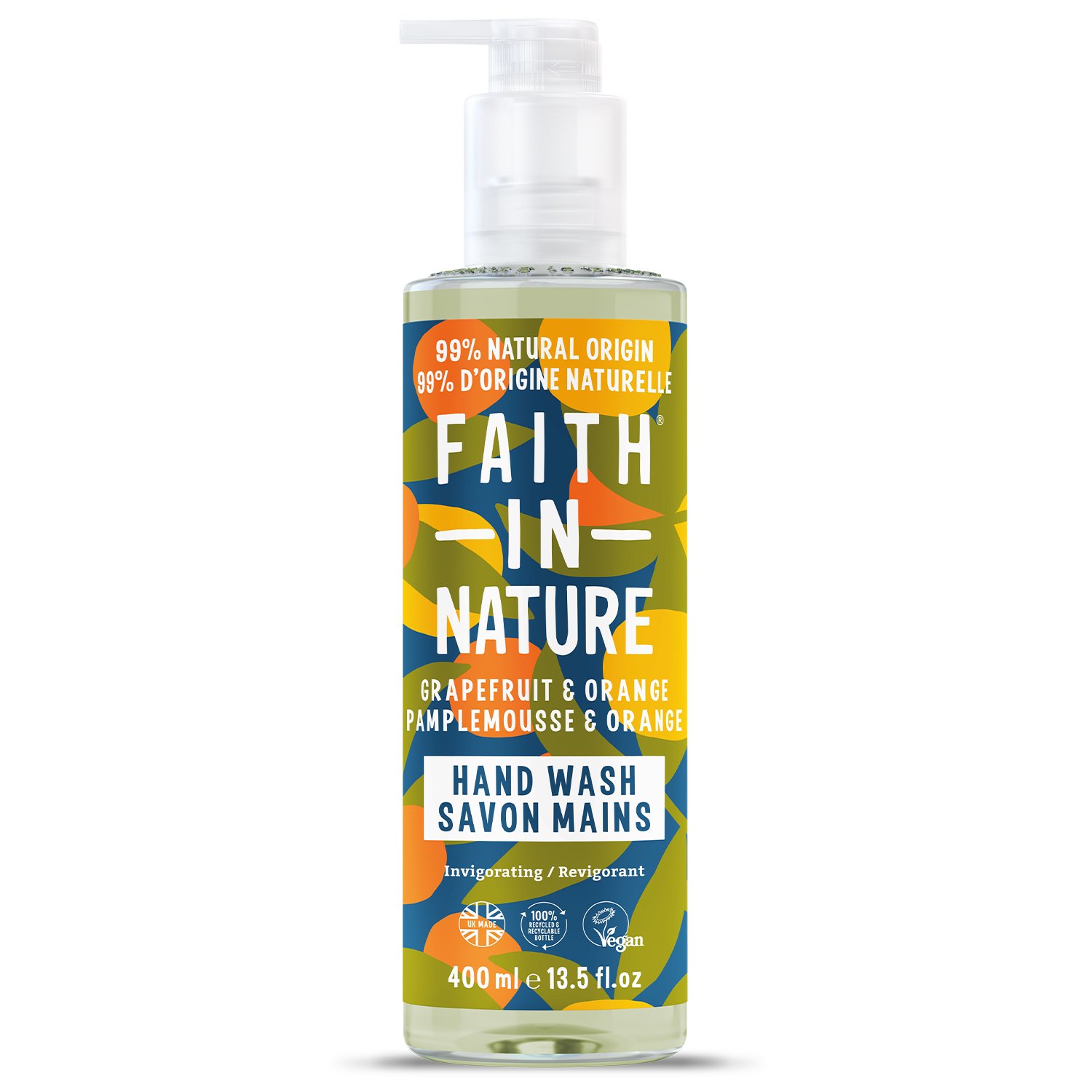 Faith In Nature Hand Wash Grapefruit & Orange 400 ml