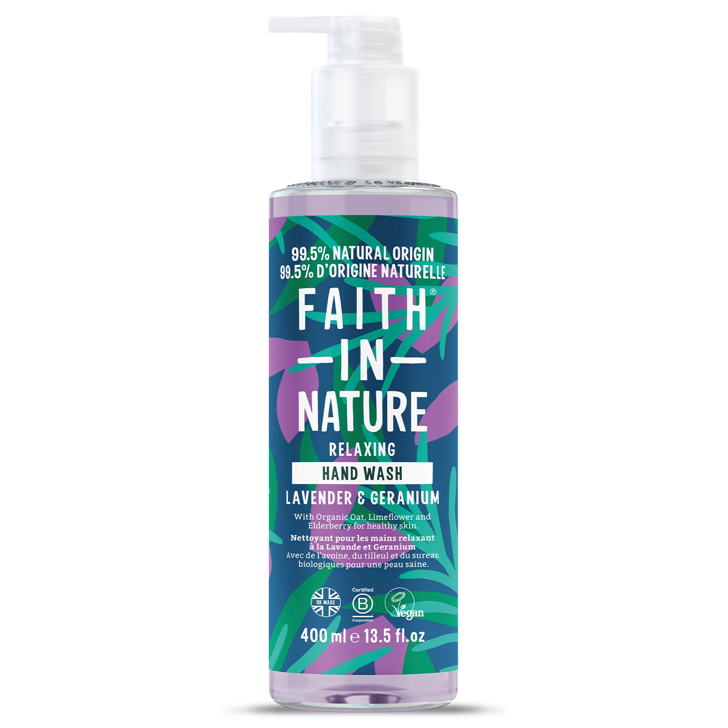 Faith in Nature Hand Wash-Lavender & Geranium 400 ml