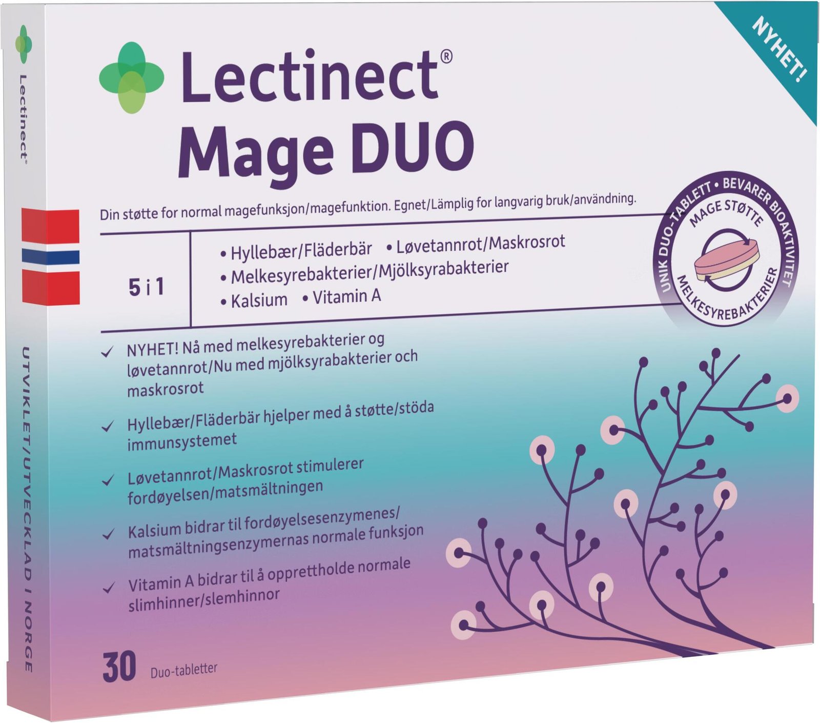Lectinect Mage DUO 30 tabletter