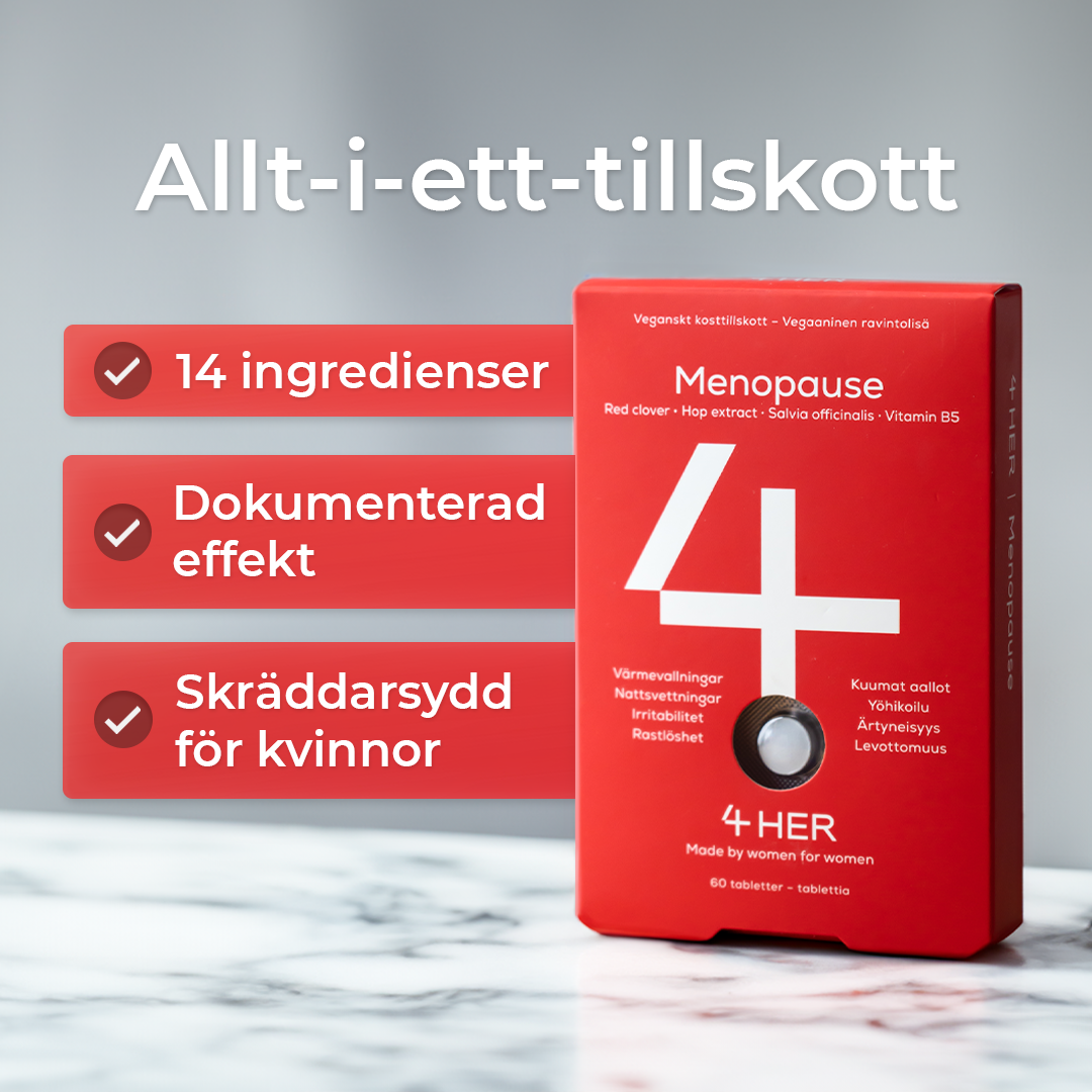 4Her Menopause Kosttillskott 60 tabletter
