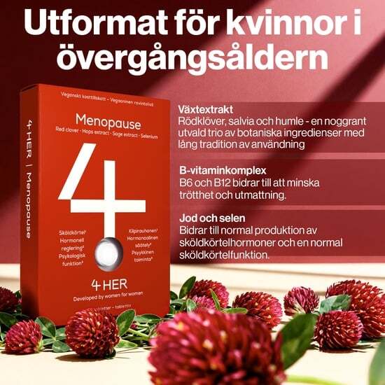 4Her Menopause Kosttillskott 60 tabletter