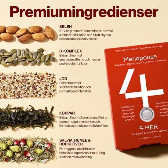 4Her Menopause Kosttillskott 60 tabletter