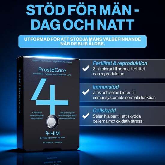 4Him ProstaCare Kosttillskott 60 tabletter