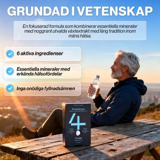 4Him ProstaCare Kosttillskott 60 tabletter