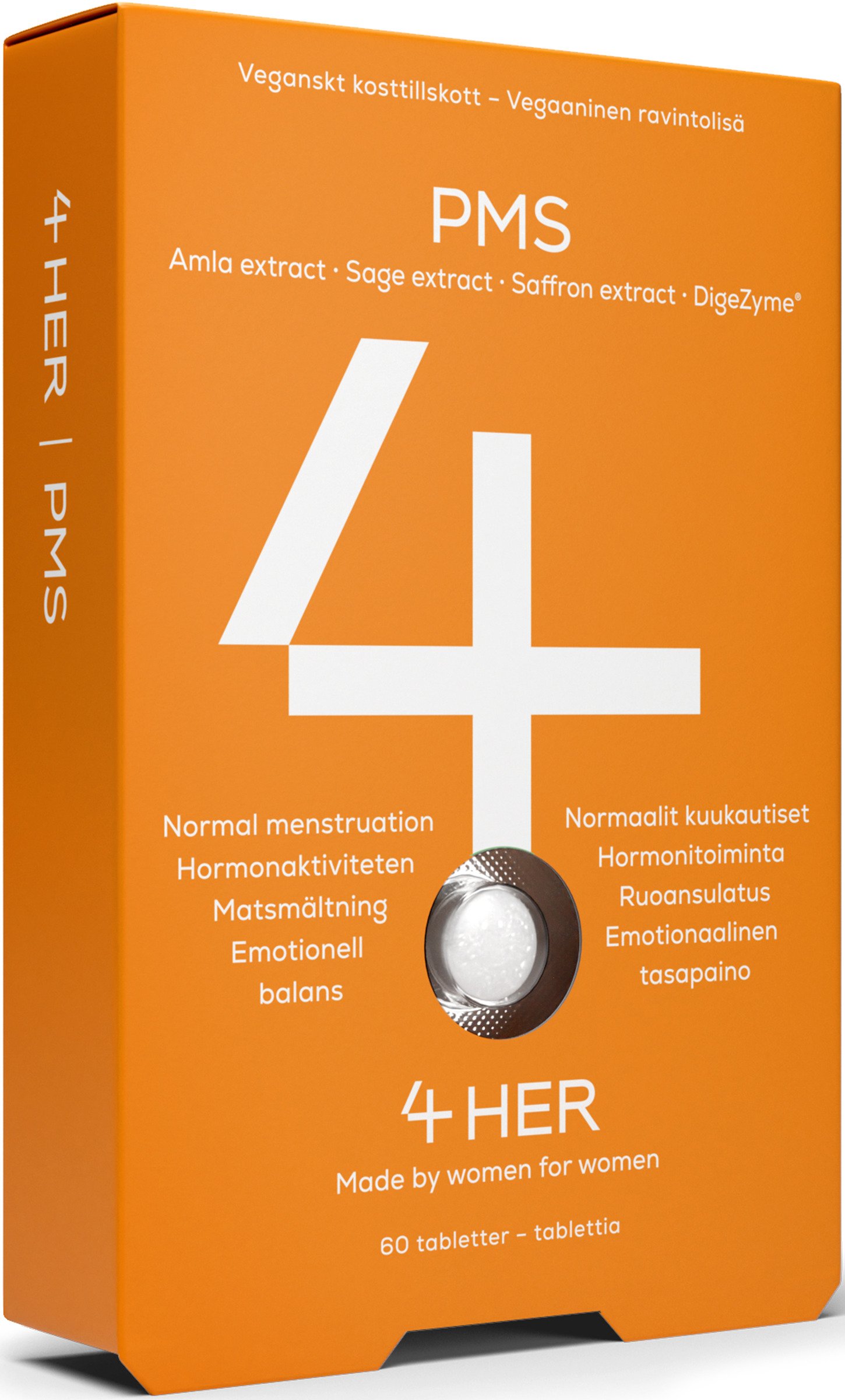 4Her PMS Kosttillskott 60 tabletter