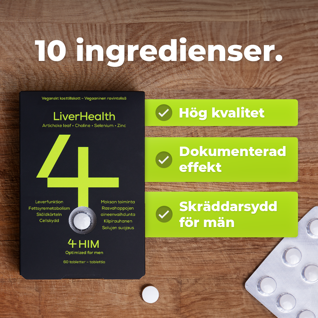 4Him LiverHealth Kosttillskott 60 tabletter