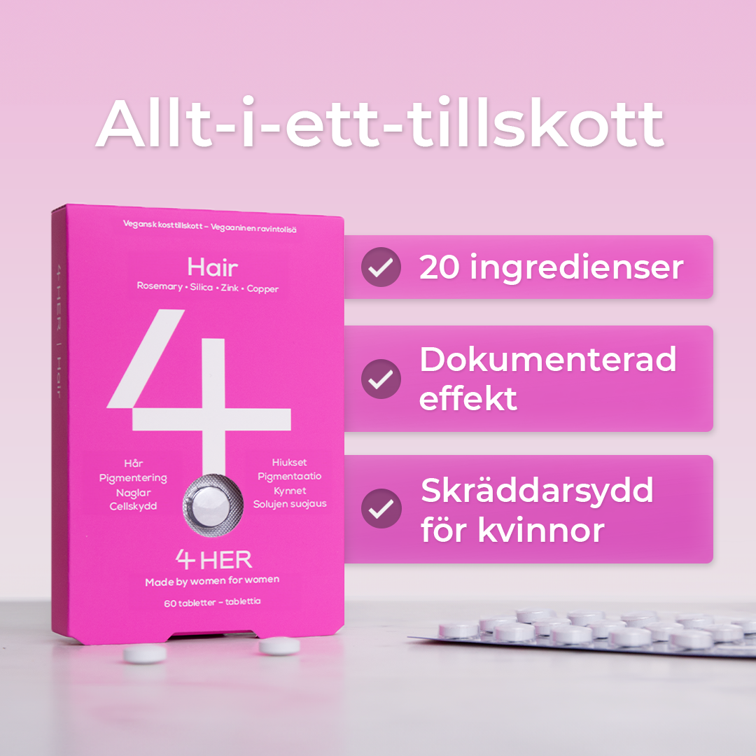 4Her Hair Kosttillskott 60 tabletter