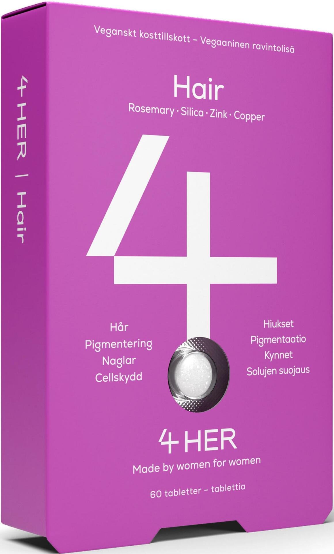 4Her Hair Kosttillskott 60 tabletter
