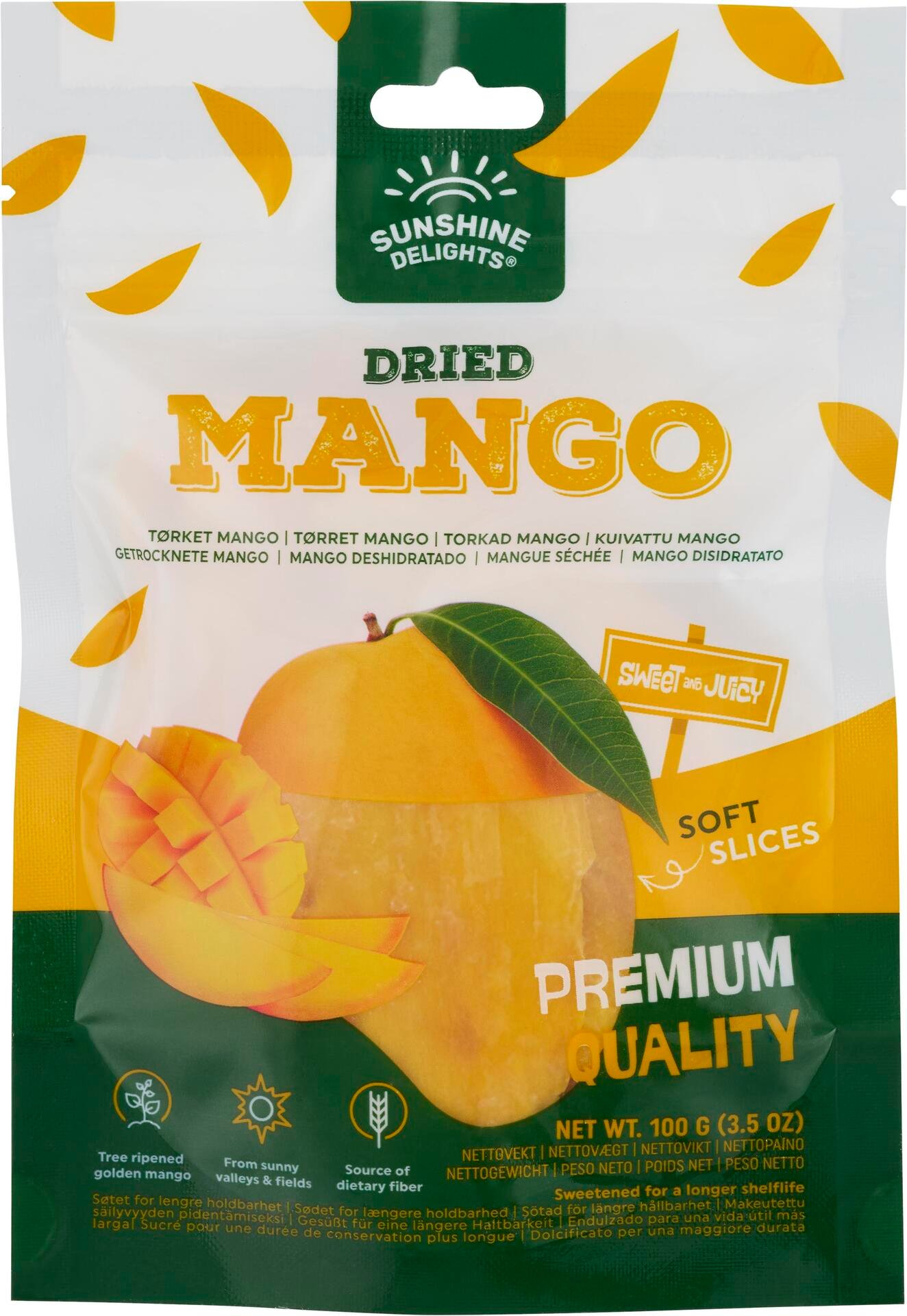 Sunshine Delights Torkad Mango 100 g