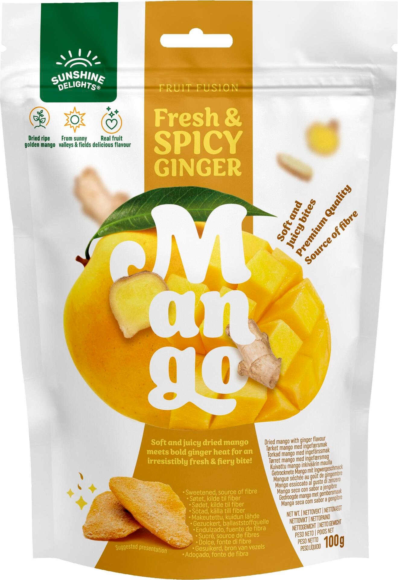 Sunshine Delight Fresh & Spicy Ginger Mango 100 g