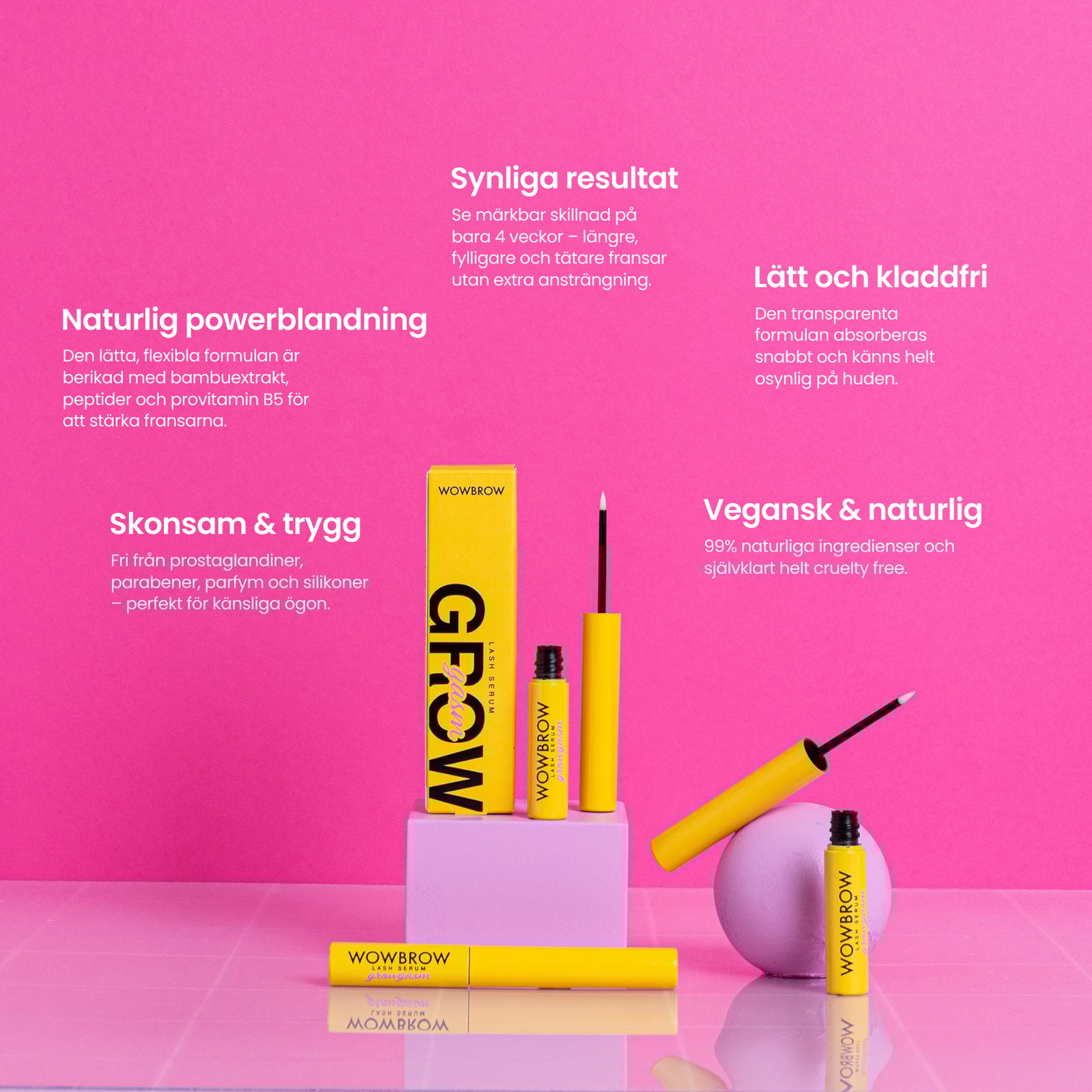 WOWBROW Grow Gasm Lash Serum 3,5 ml