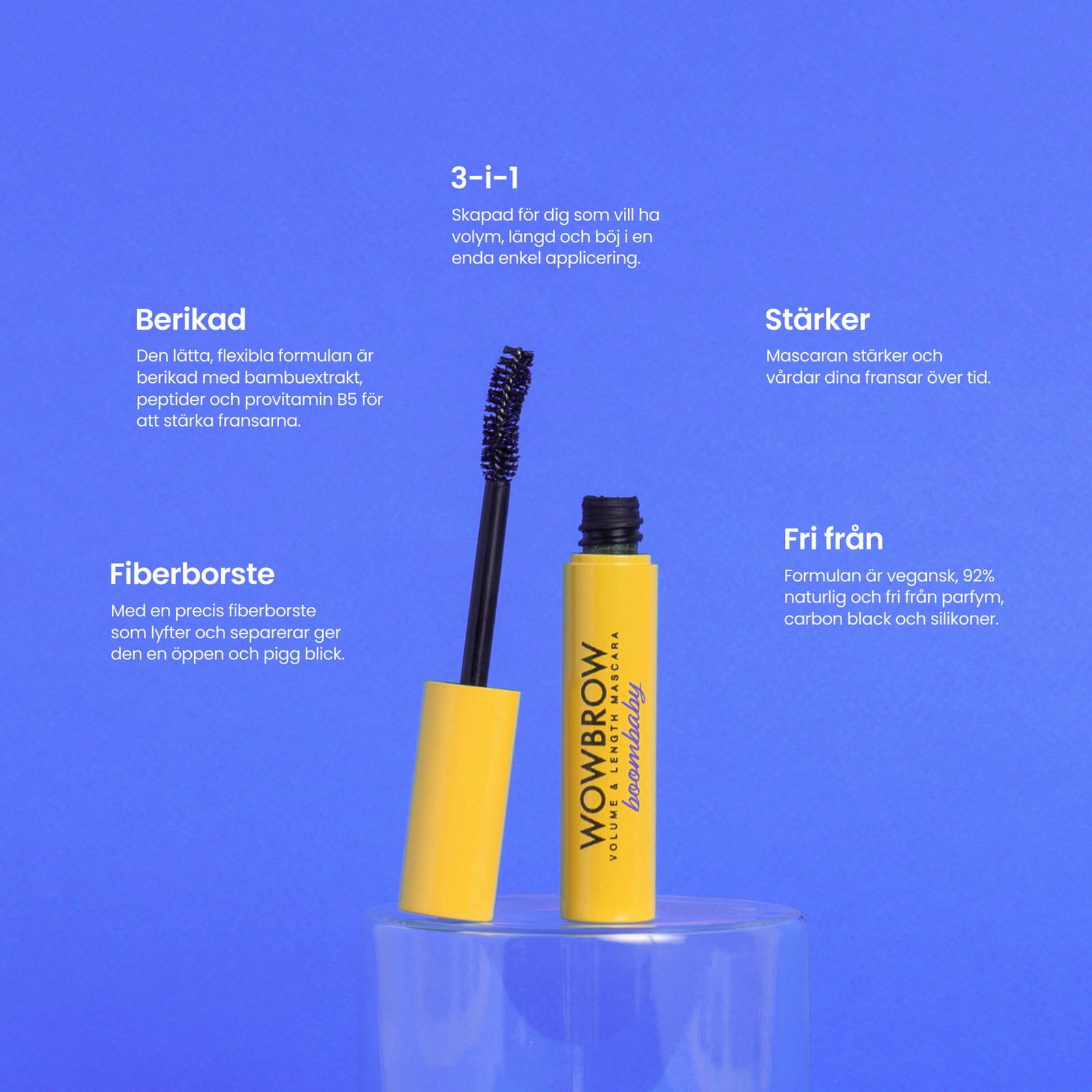 WOWBROW Boom Baby Mascara 10 ml