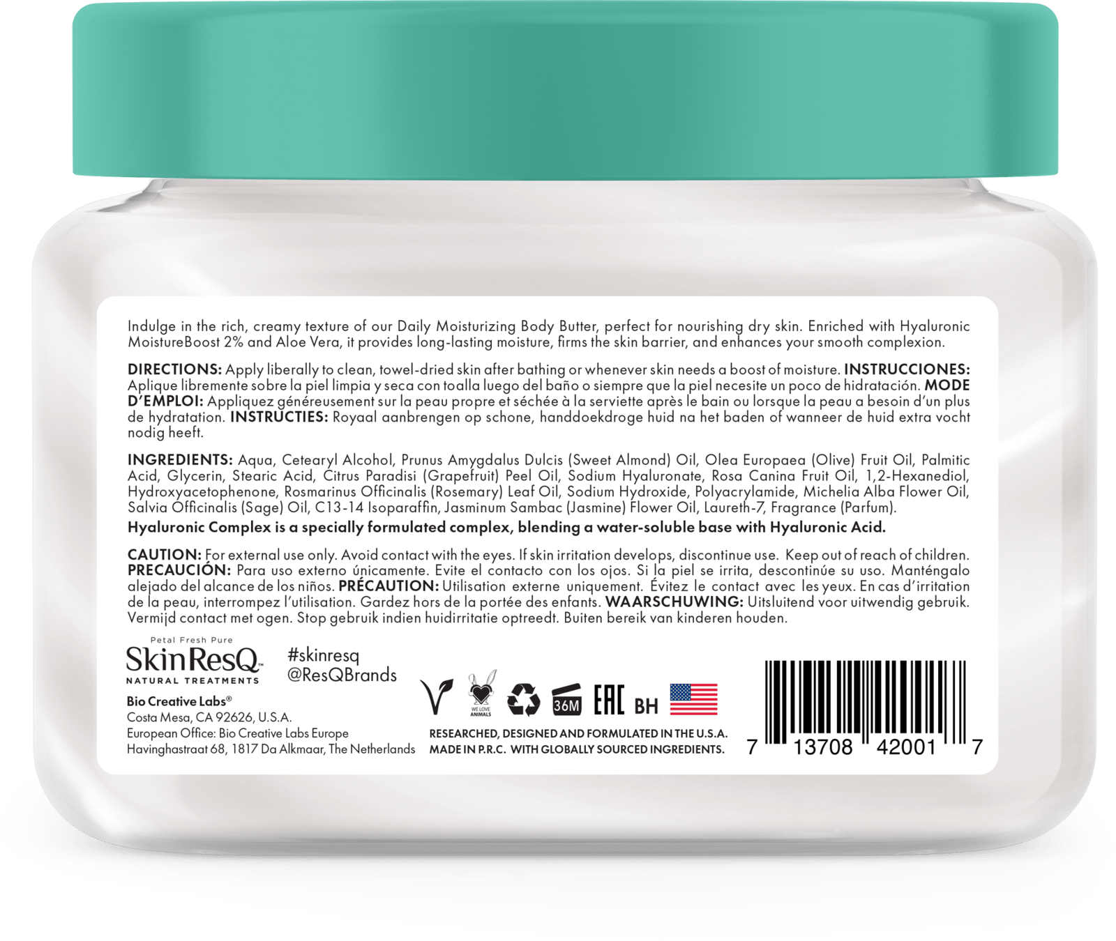 Petal Fresh Skin ResQ Daily Moisturizing Body Butter 473 ml