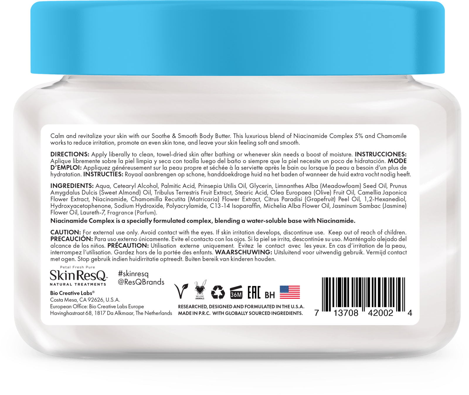 Petal Fresh Skin ResQ Soothe & Smooth Body Butter 473 ml