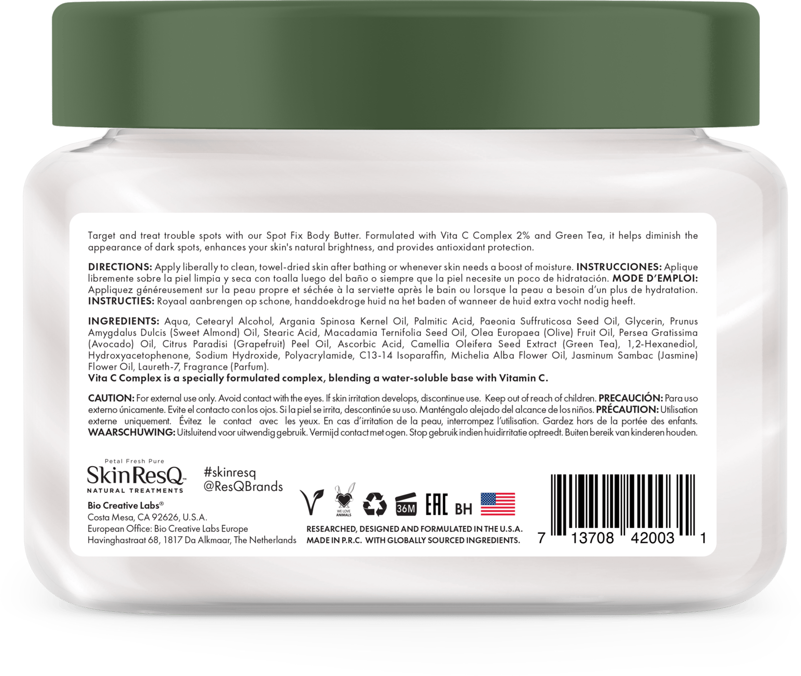 Petal Fresh Skin ResQ Spot Fix Body Butter 473 ml