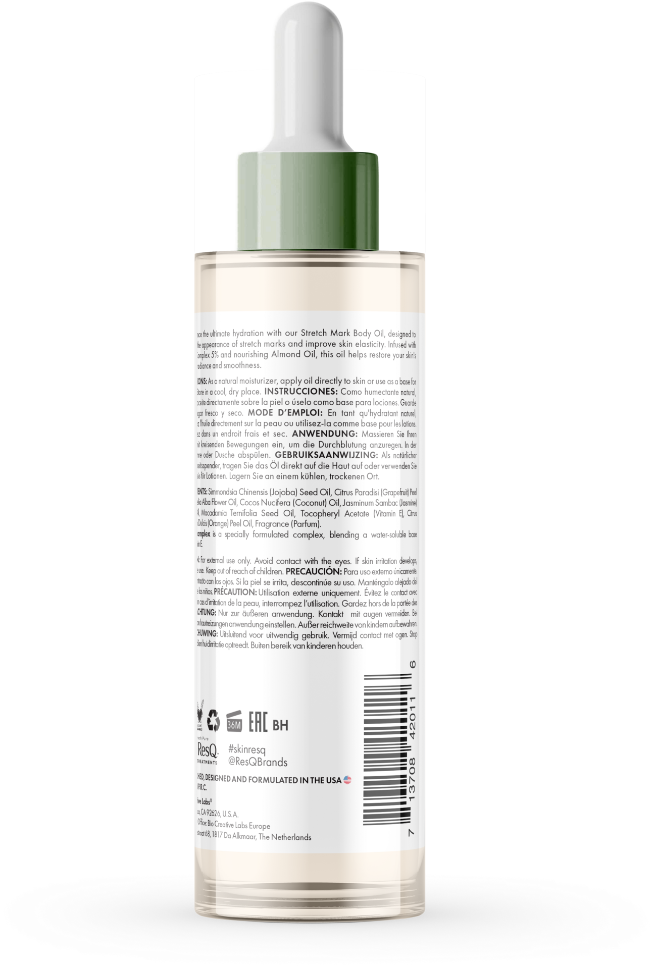 Petal Fresh Skin ResQ Stretch Mark Body Oil 236 ml