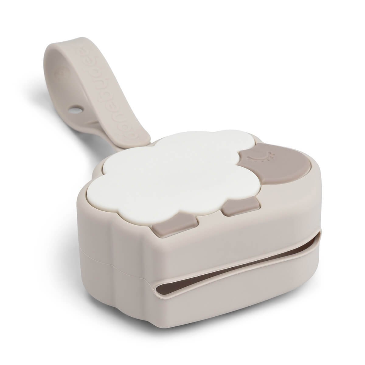 Done by Deer Silicone Pacifier Pouch Sheepy Sand