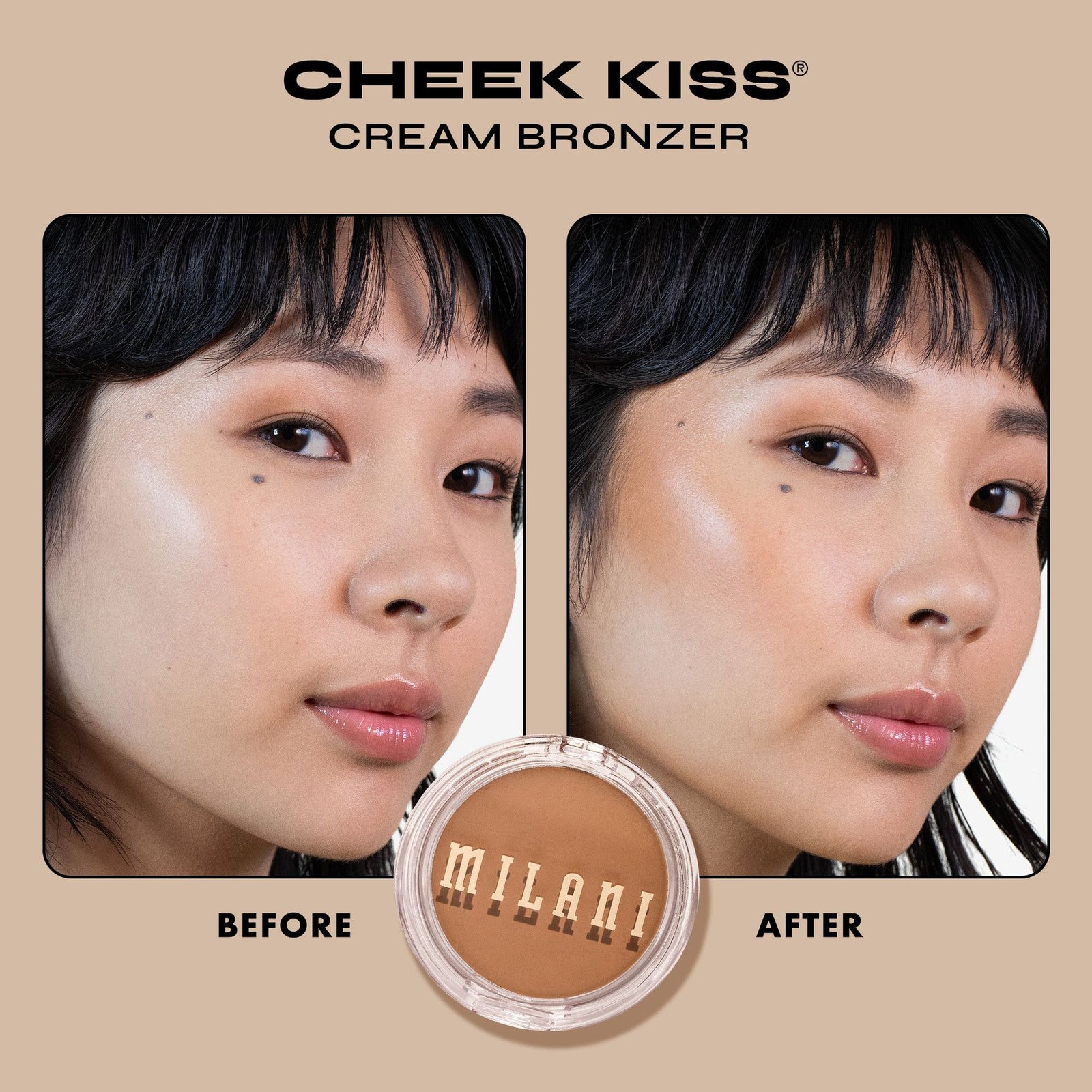Milani Cosmetics Cheek Kiss Cream Bronzer Spilling Tea 6 g