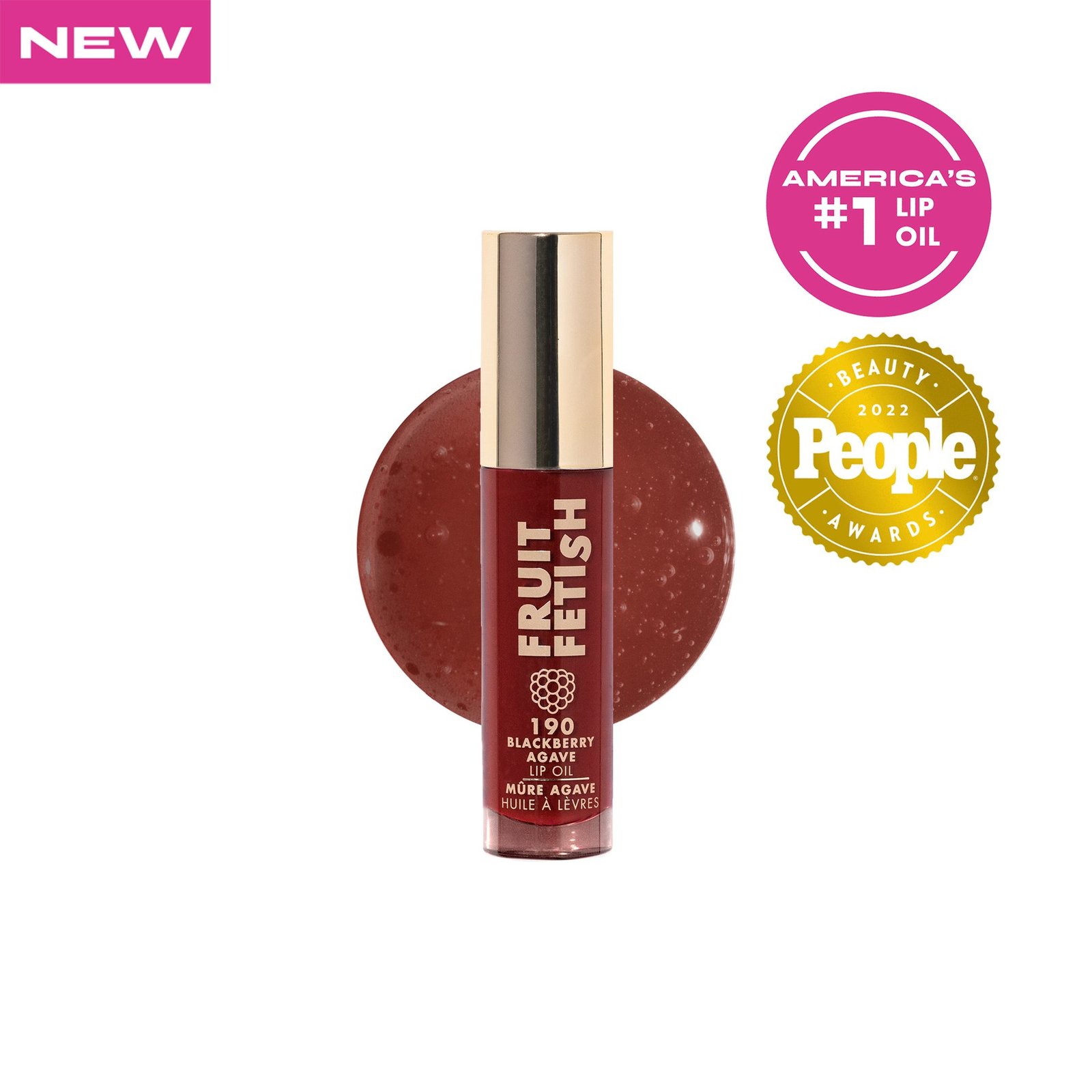 Milani Cosmetics Fruit Fetish Lip Oil Blackberry Agave 4 ml