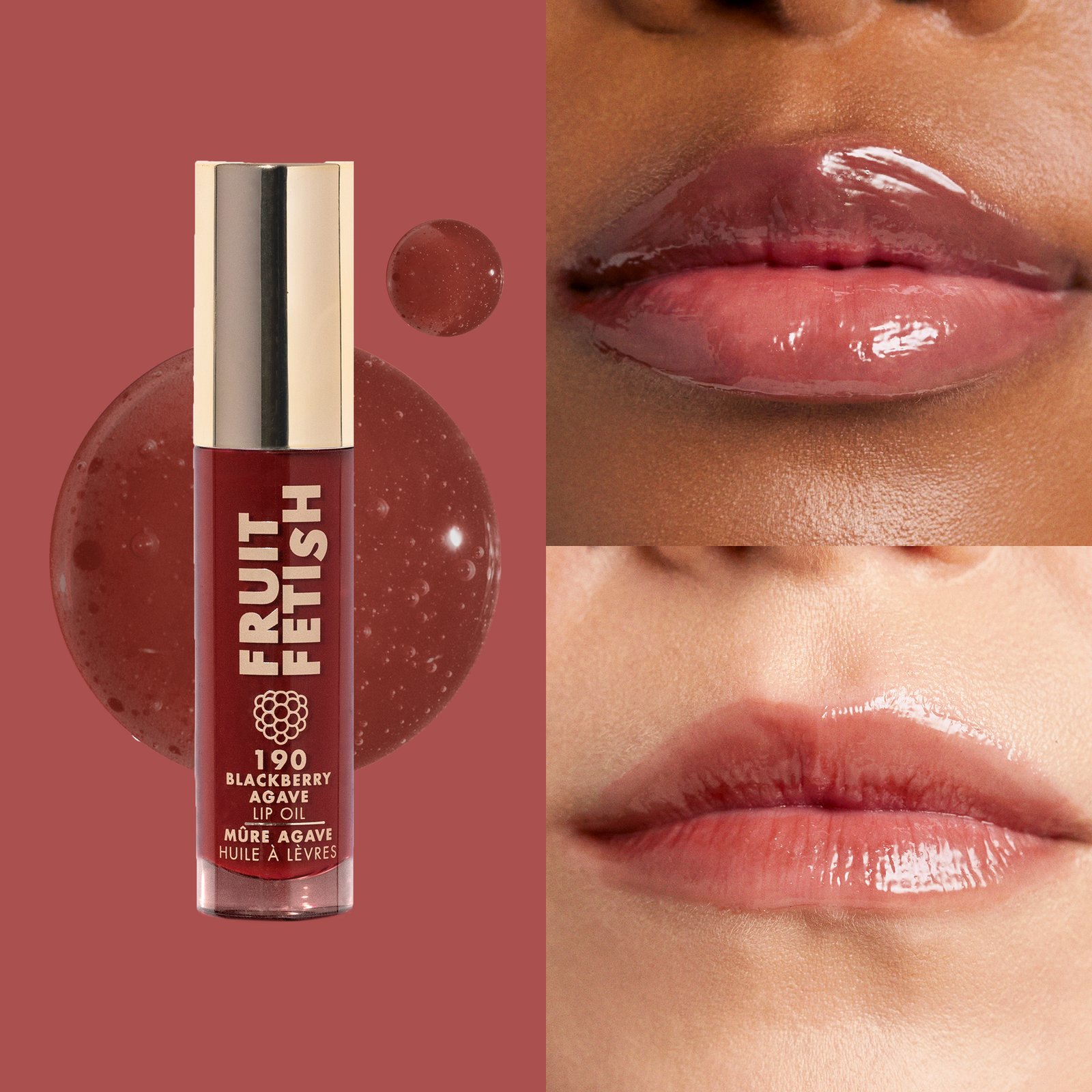 Milani Cosmetics Fruit Fetish Lip Oil Blackberry Agave 4 ml