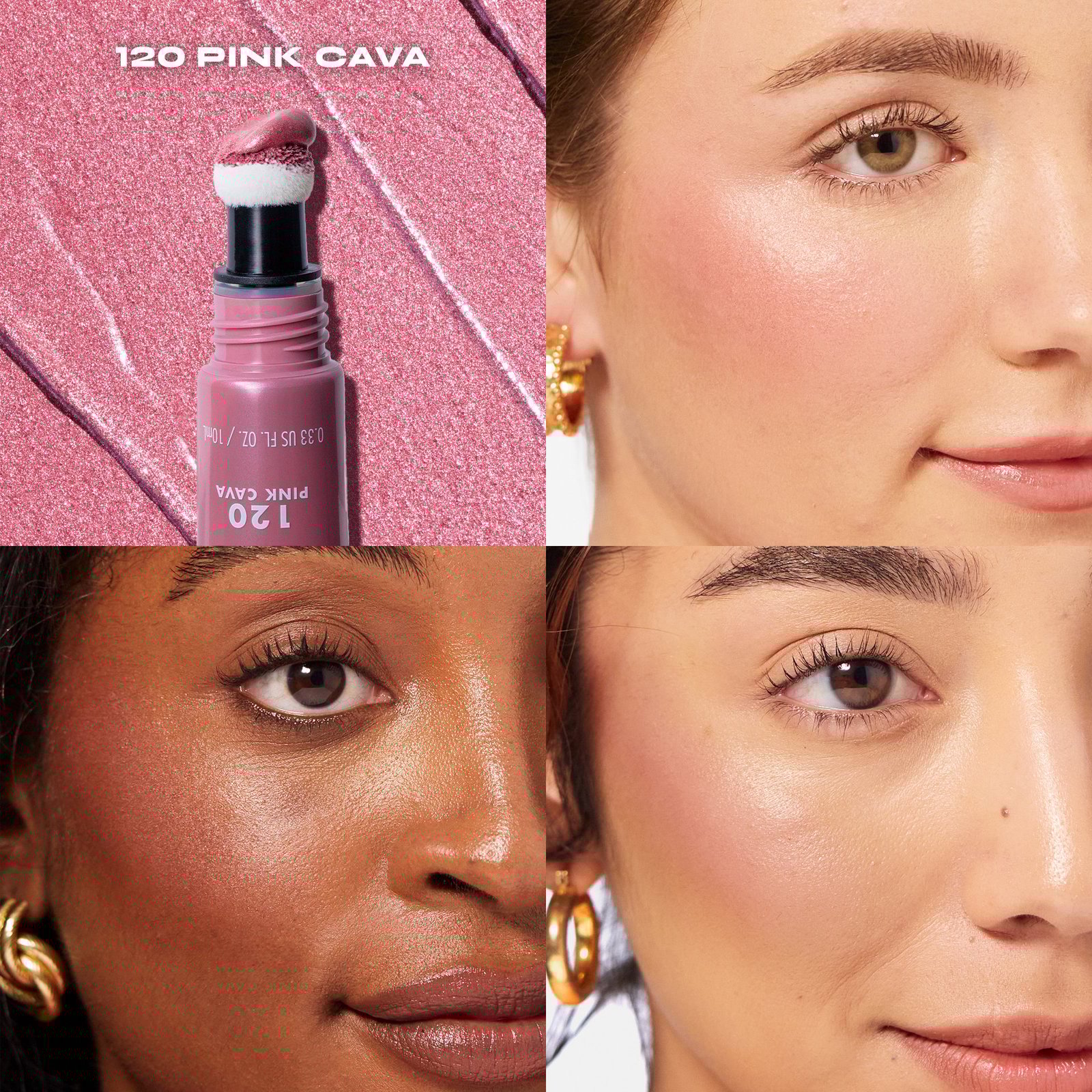 Milani Cosmetics Cheek Kiss Blush+Glow Pink Cava 120 10 ml