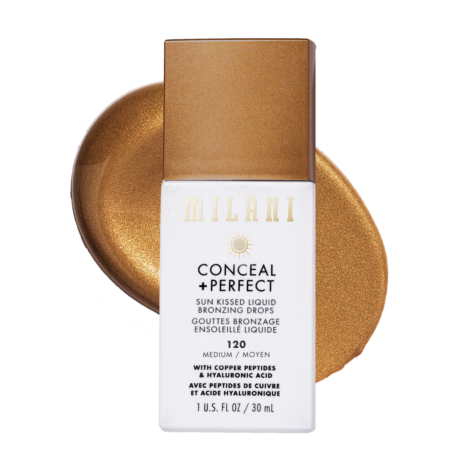 Milani Cosmetics Conceal + Perfect Sun Kissed Liquid Bronzing Drops 120 Medium 30 ml