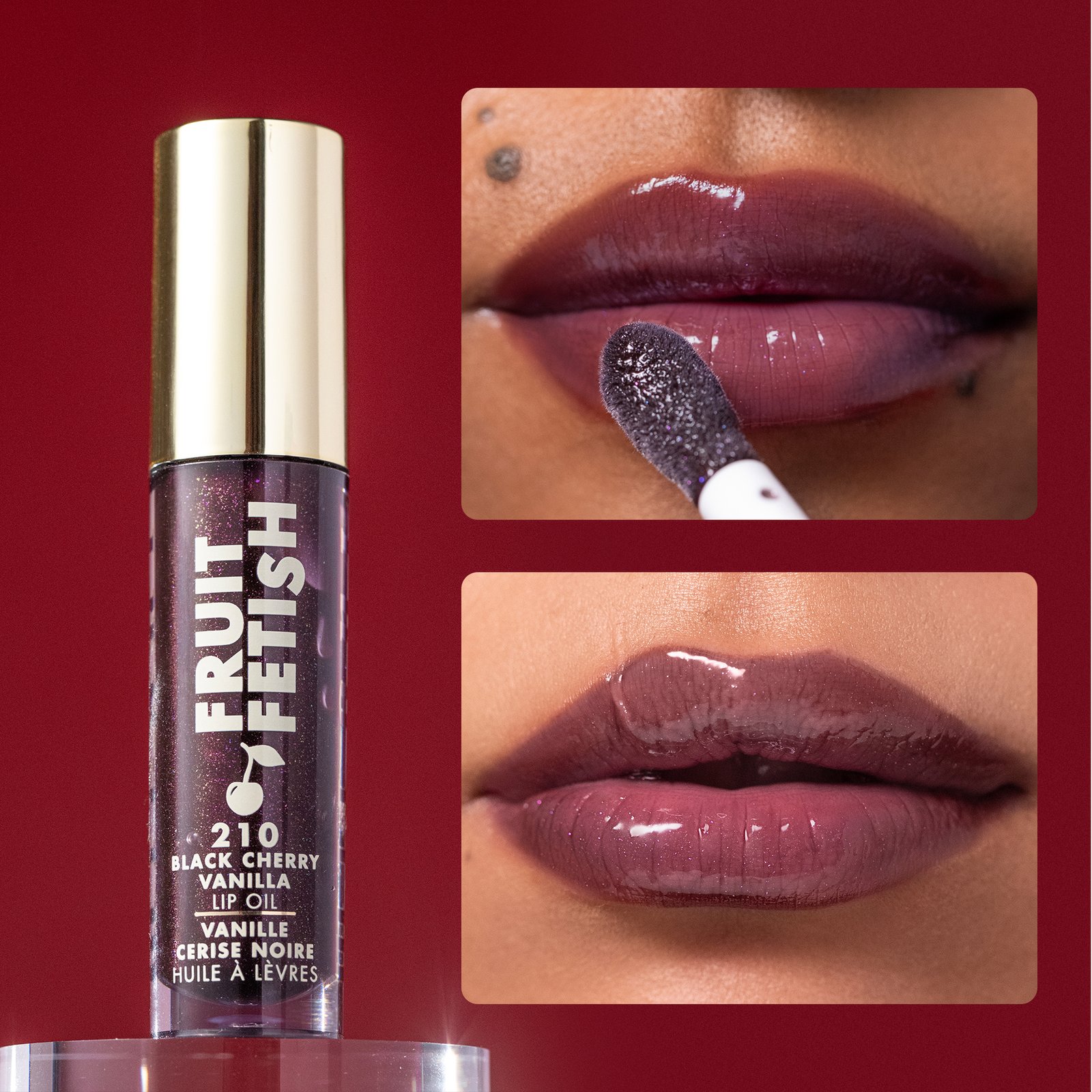 Milani Cosmetics Fruit Fetish Lip Oil Black Cherry Vanilla 4 ml