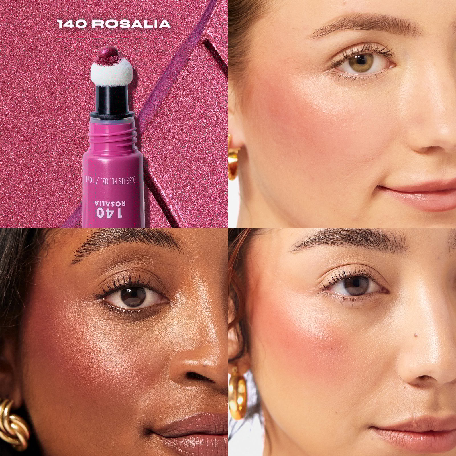 Milani Cosmetics Cheek Kiss Blush+Glow Rosalia 140 10 ml
