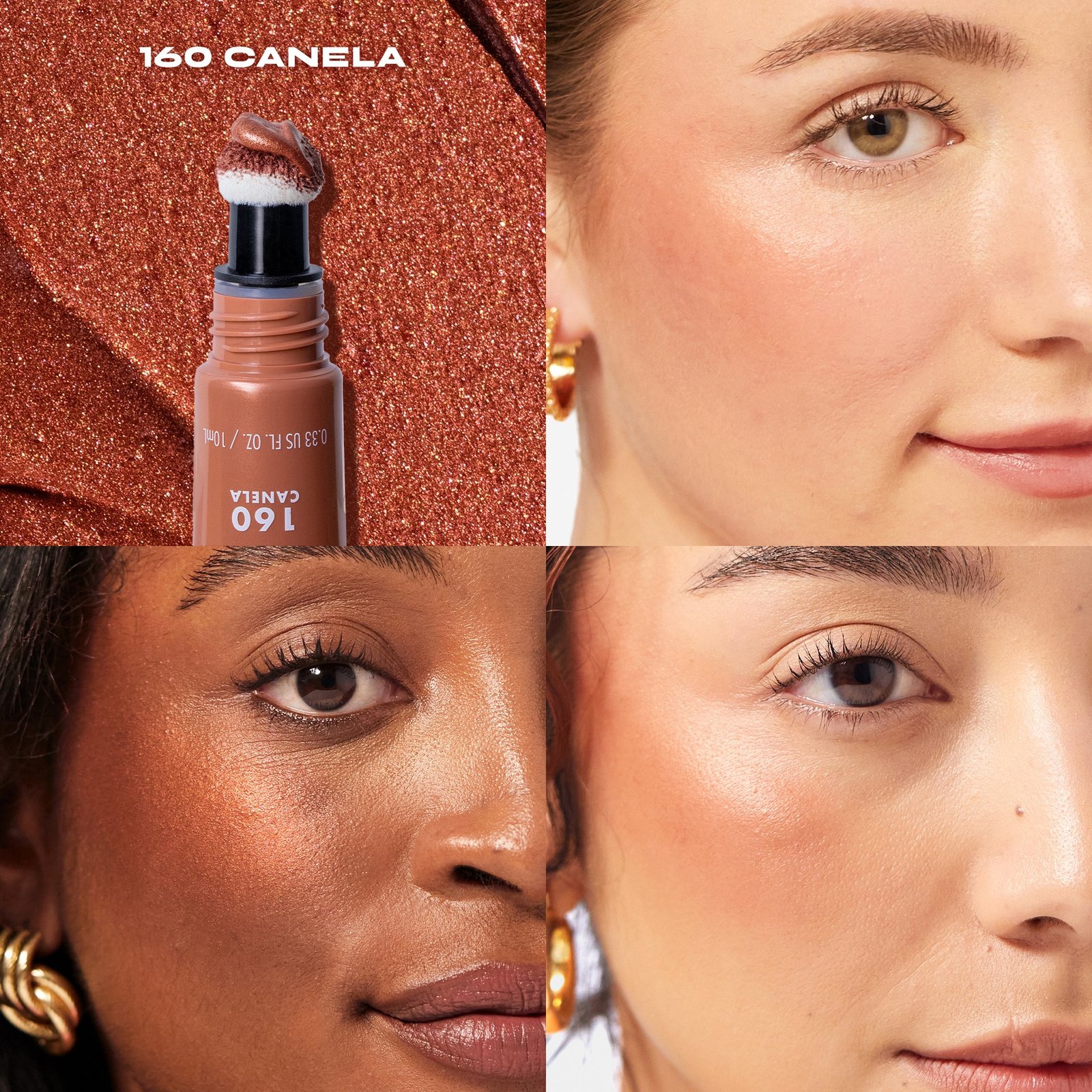 Milani Cosmetics Cheek Kiss Blush+Glow Canela 160 10 ml