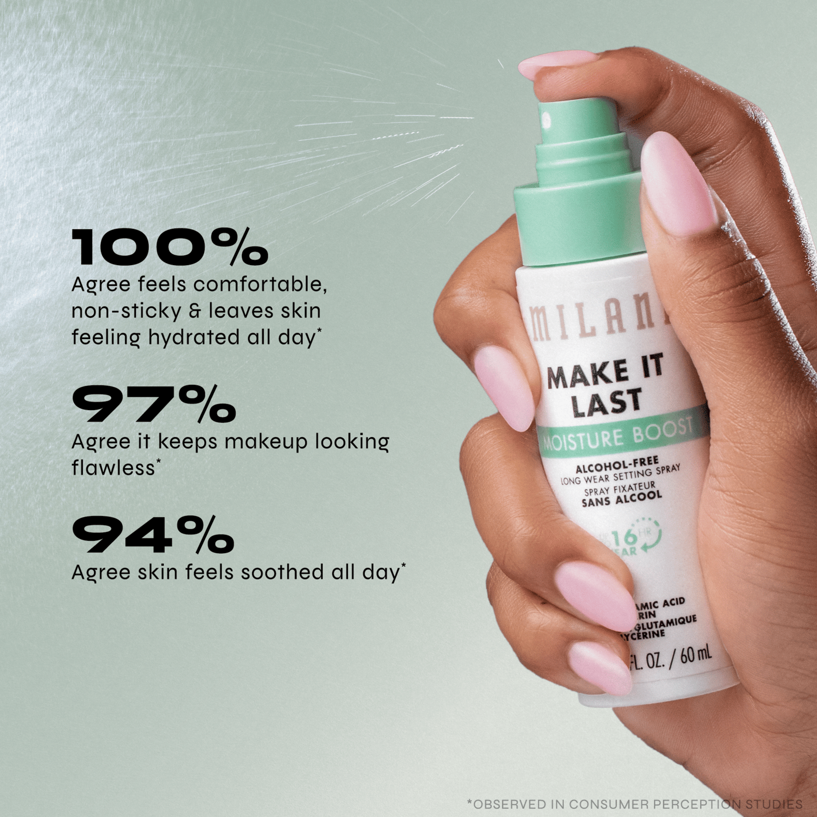 Milani Cosmetics Make It Make It - Last Moisture Boost 60 ml