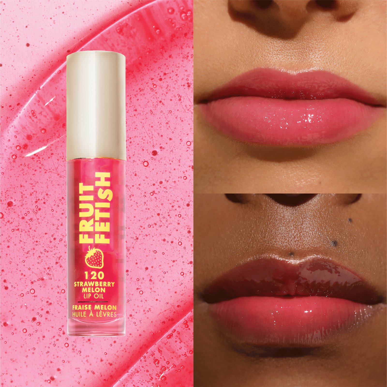 Milani Cosmetics Fruit Fetish Lip Oil Strawberry Melon 4 ml