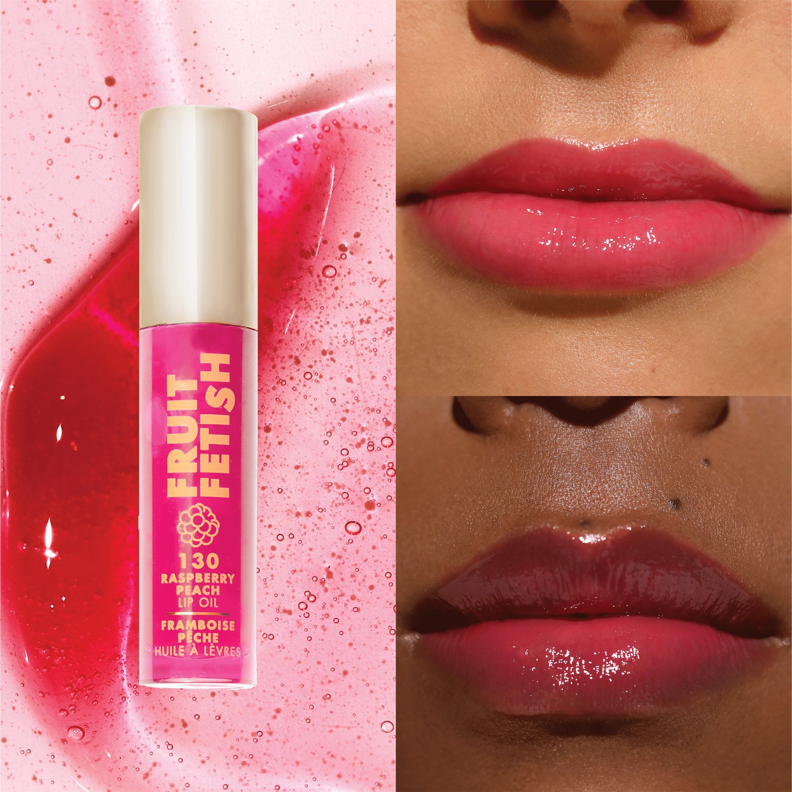 Milani Cosmetics Fruit Fetish Lip Oil Raspberry Peach 4 ml