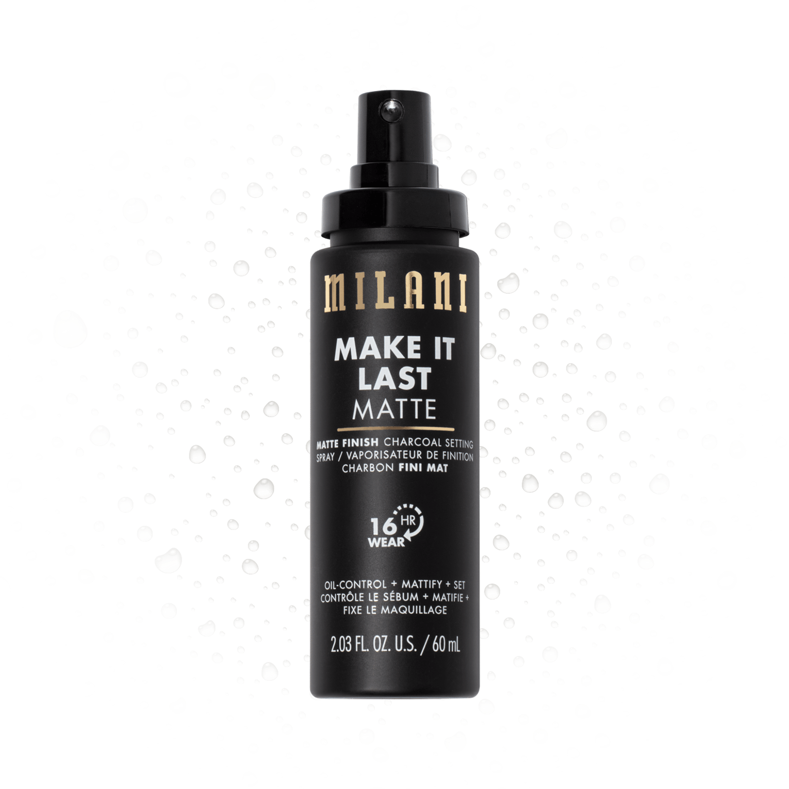Milani Cosmetics Make it Last Matte Charcoal Setting Spray 60 ml