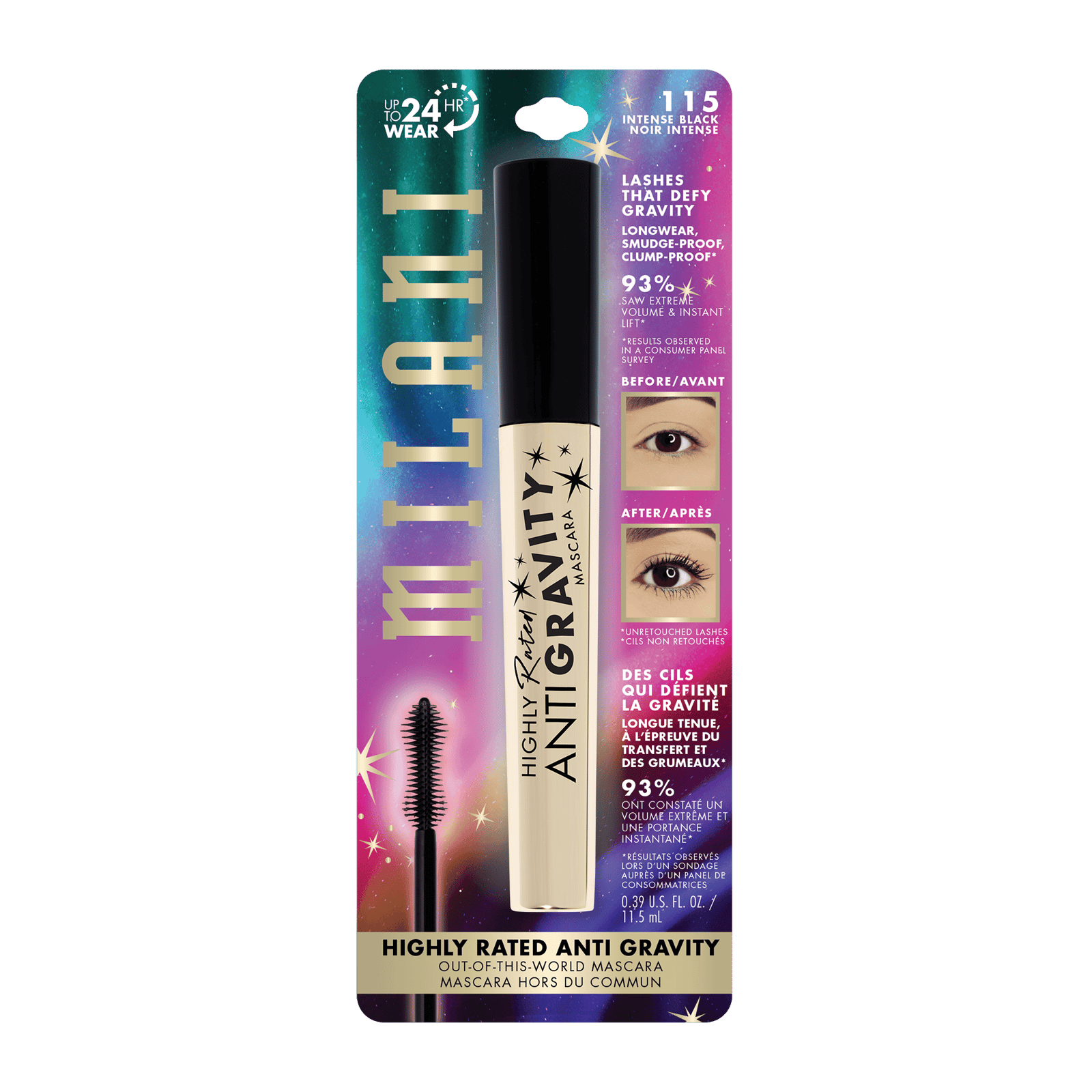 Milani Highly Rated Anti Gravity Mascara 9,6 ml