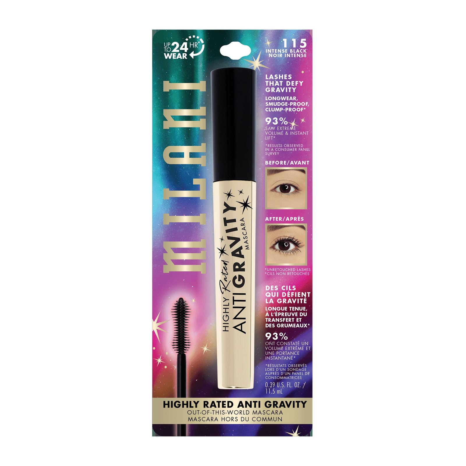 Milani Highly Rated Anti Gravity Mascara 9,6 ml