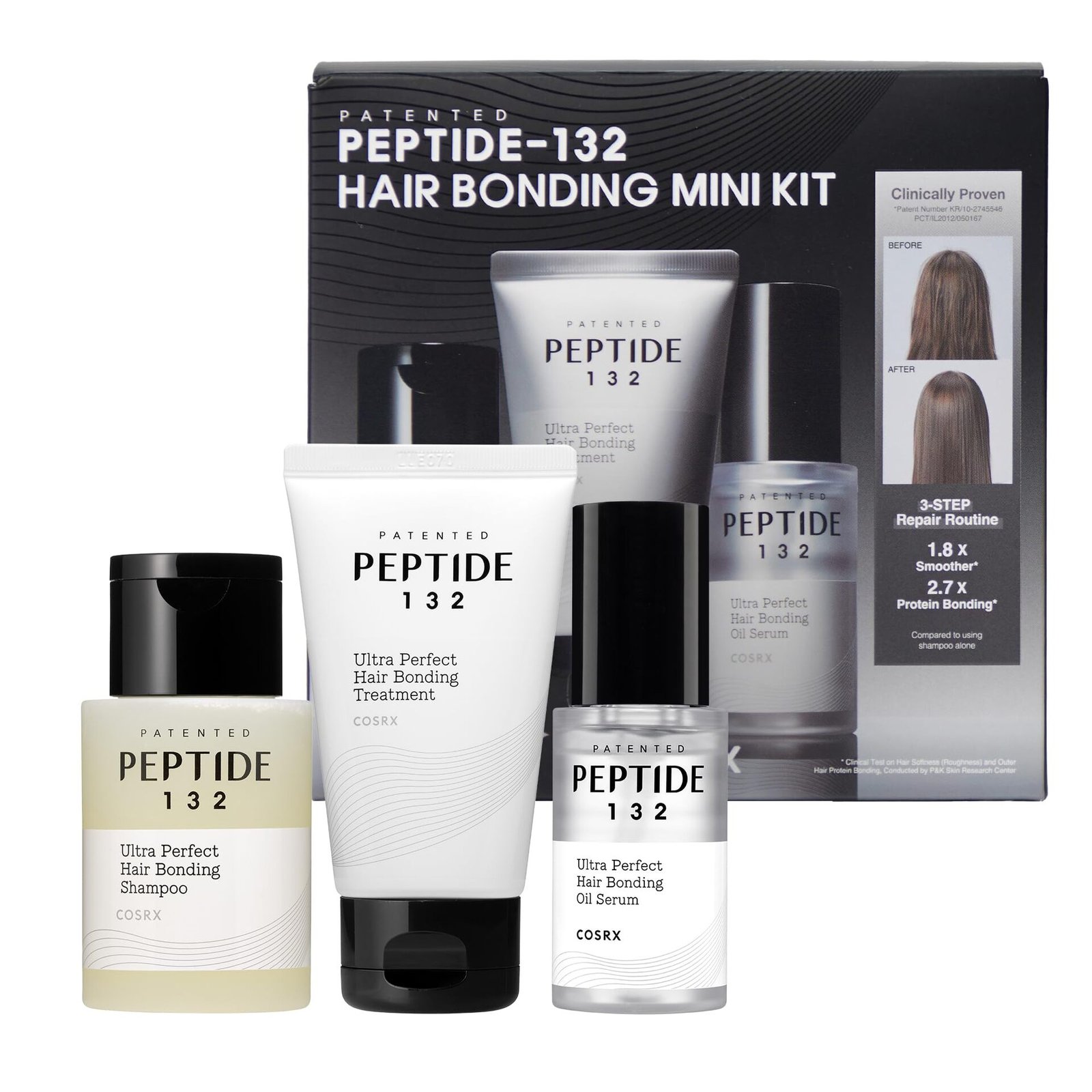 COSRX PEPTIDE-132 Hair Bonding Mini Kit 3 delar